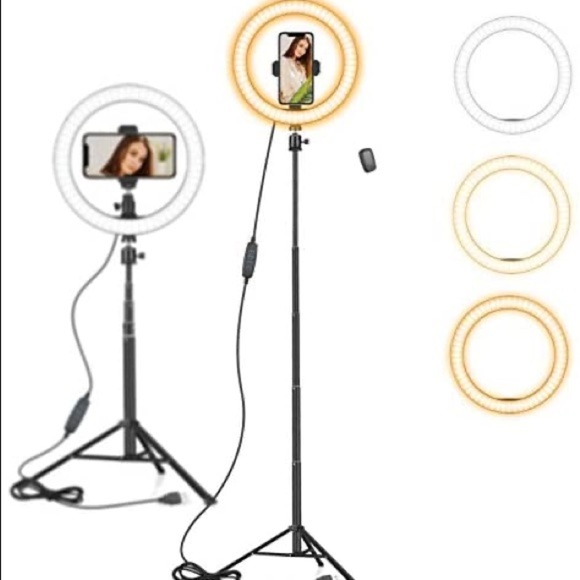 LED 10” light forPictures, Makeup, Live Streaming - Picture 4 of 13